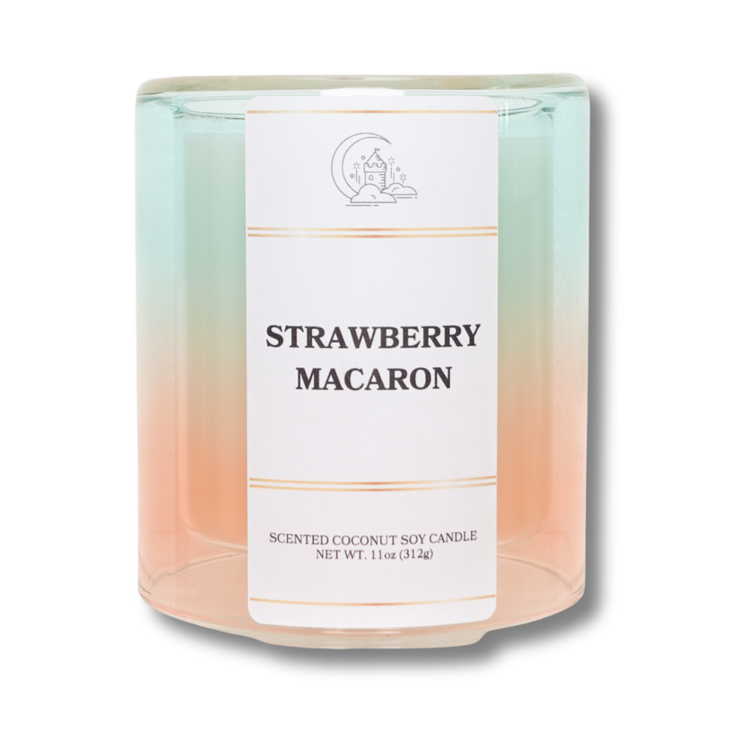 Strawberry Macaron Candle - 11oz allure