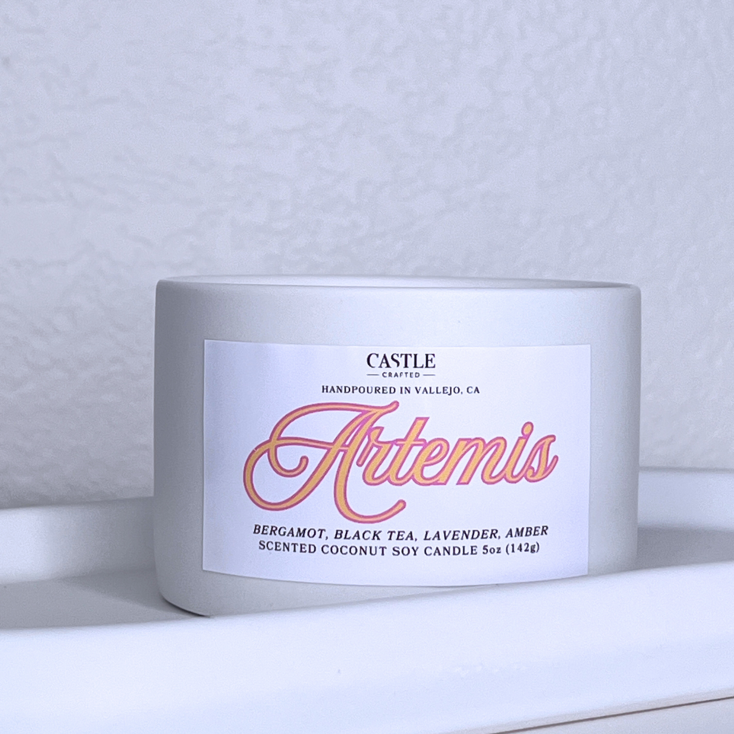 Artemis - 5oz Ceramic Candle (Sailor Moon Inspired Collection)