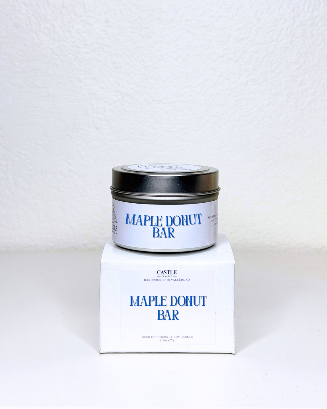 Maple Bar Donut Candle