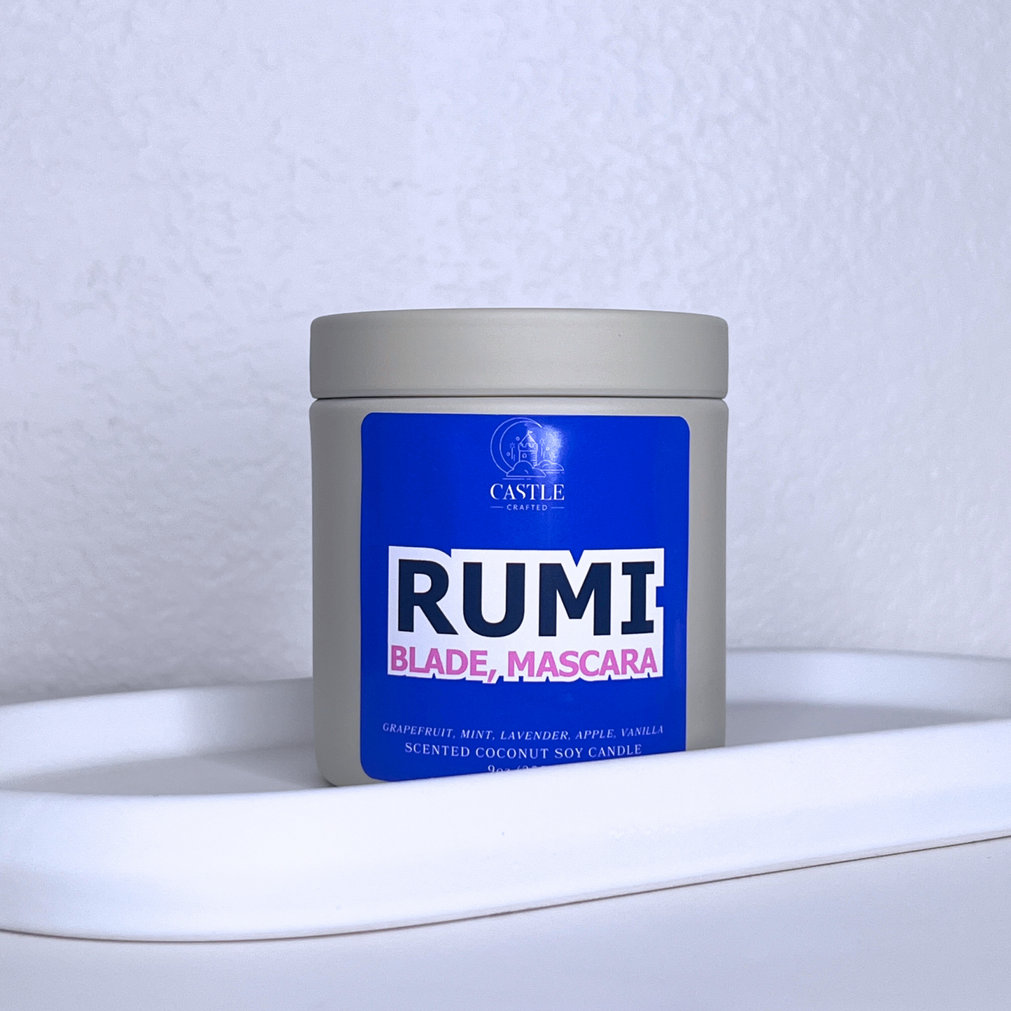 RUMI: Blade, Mascara - 9oz candle (Kpop Demon Hunters Inspired)